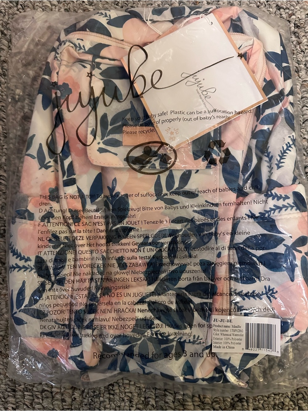 Ju-Ju-Be Whimsical Watercolour Floral Minibe